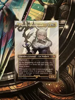 Y'shtola Nights Blessed Borderless Surge Foil NM MTG Final Fantasy x1 - Image 1