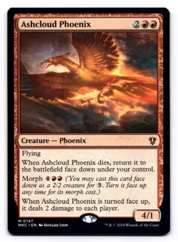 Ashcloud Phoenix NM Commander: Murders at Karlov Manor 0147 MTG Regular - Image 1