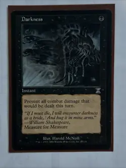 Darkness Time Spiral MTG - Timeshifted - Condition Shown In Many Pictures - Image 3