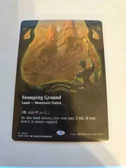 Stomping Ground Borderless Galaxy FOIL MTG EoE Nm/M - Image 1