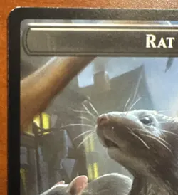 Rat Token - Commander: Adventures in the Forgotten Realms MTG - Image 2