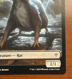 Rat Token - Commander: Adventures in the Forgotten Realms MTG - Image 4
