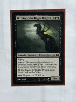 MTG Skithiryx, the Blight Dragon, Moderate Play, English Scars of Mirrodin - Image 3
