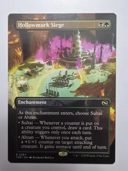 Hollowmurk Siege Borderless #387 MTG Tarkir Dragonstorm - Image 1