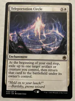 Teleportation Circle Adventures In The Forgotten Realm MTG NM rare - Image 1