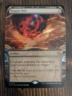 MTG - Torpor Orb (Showcase) Outlaws of Thunder Junction: the Big Score Foil - NM - Image 1