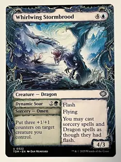 Whirlwing Stormbrood Showcase Tarkir: Dragonstorm Non-Foil Regular MTG - Image 1