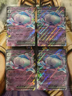 4x Jellicent ex 045/086 White Flare Pokemon English Holo - PLAYSET - NM 🔥 - Image 1