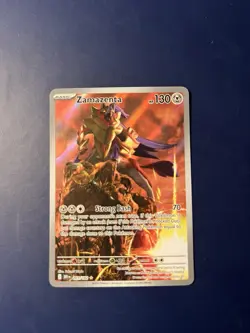 Pokemon TCG Zamazenta Full Art Illustration Rare Card 201/182 Destined Rivals - Image 1