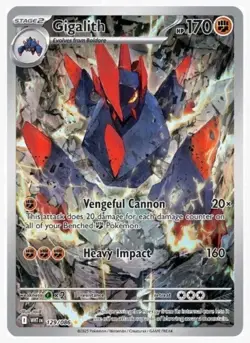 Gigalith 129/086 S&V White Flare Illustration Rare NM Pokemon TCG - Image 1
