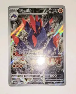 Gigalith 129/086 S&V White Flare Illustration Rare NM Pokemon TCG - Image 3