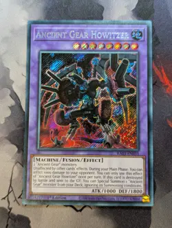 Ancient Gear Howitzer RA03-EN035 Secret Rare 1st Edition YuGiOh TCG Card - Image 1