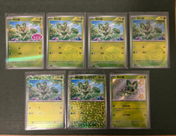 Pokemon S-Chinese Gem Pack CBB1C Sprigatito 7 Card Set - US Seller - Image 1