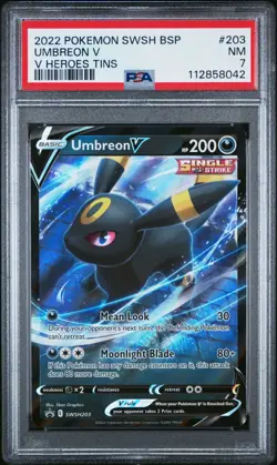 PSA 7 Umbreon V SWSH203 SWSH: Sword & Shield Promo Cards Holo - Image 1