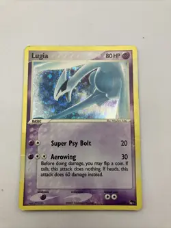 Lugia Pokemon Card Pop Series 5 2/17 Holo Rare Promo LP 2007 Nintendo Legendary - Image 1