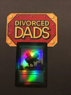 Divorced Dads Court of Chaos Salmonella - Beast Card HOLO V1 MISPRINT - Image 1