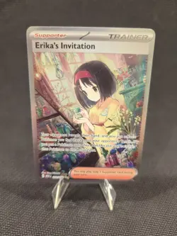 Pokemon TCG Erika's Invitation Holo Card 203/165 - Image 1