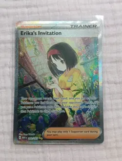 Pokemon TCG Erika's Invitation Holo Card 203/165 - Image 1
