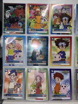 Digimon 1999 Bandai Animated Series Trading Cards 1-35 Normal And Holo (14-25) - Image 2