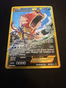 Pokemon Gyarados EX Card Secret Rare XY Breakpoint 123/122 Near Mint Condition - Image 3