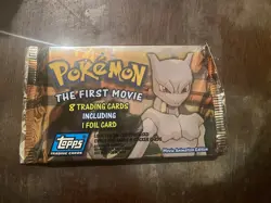 Pokemon The First Movie Animation Edition Trading Cards Pack Sealed Topps - Image 1