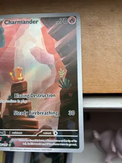 Pokemon TCG Charmander 168/165 Illustration Rare Card Near Mint Condition - Image 3