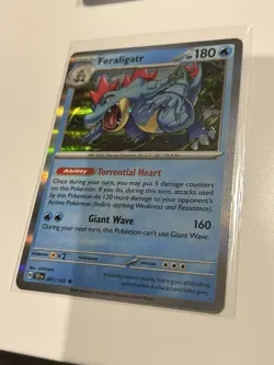 Feraligatr - 041/162 - Holo Rare - Temporal Forces - NM/M - Pokemon Card - Image 1