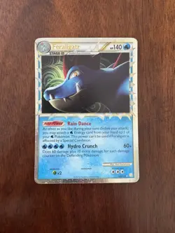 Pokemon TCG Feraligatr Prime HeartGold SoulSilver Holo Rare Card 108/123 - Image 1