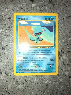 Pokemon TCG Cards 1st Edition Wooper 82/111 Neo Genesis NM - Image 3