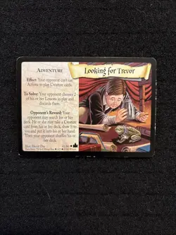 Harry Potter Trading Card Game Looking for Trevor 41/80 - Image 1