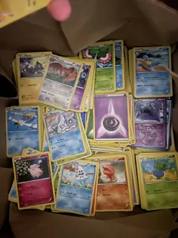 Large Flat Rate Box Pokemon Cards All Eras Mixed Cond. Holo, Reverse, 3200+ - Image 2