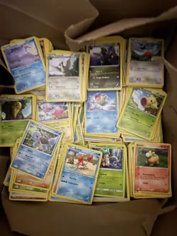 Large Flat Rate Box Pokemon Cards All Eras Mixed Cond. Holo, Reverse, 3200+ - Image 3