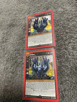 x2: Metazoo TCG CN2 Mothman FH & RH Card Lot Full & Reverse Holo - Image 1