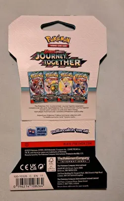 Pokemon Trading Card Journey Together Scarlet and Violet SEALED Booster Pack - Image 2