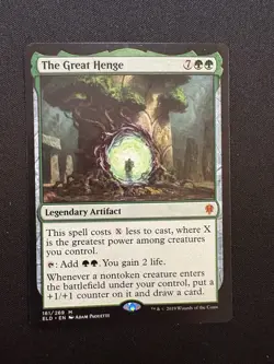 The Great Henge Throne of Eldraine Regular Card 161/269 Mint Condition - Image 1