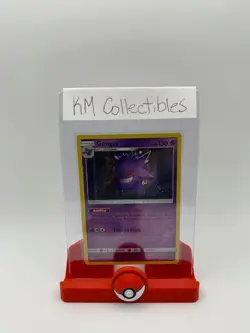 Pokemon TCG Gengar 38/111 Crimson Invasion Sun & Moon Reverse Holo Rare Card NM - Image 3