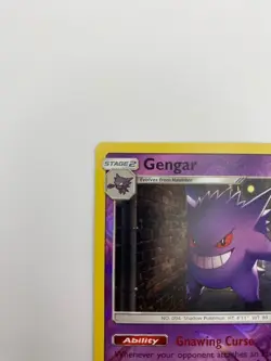 Pokemon TCG Gengar 38/111 Crimson Invasion Sun & Moon Reverse Holo Rare Card NM - Image 5