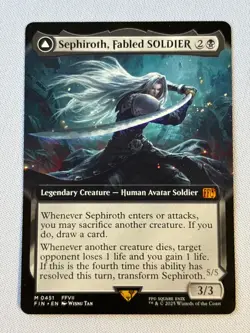 Sephiroth, Fabled SOLDIER (Extended Art) FINAL FANTASY MP MTG - Image 1