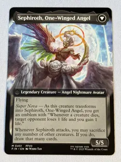 Sephiroth, Fabled SOLDIER (Extended Art) FINAL FANTASY MP MTG - Image 2