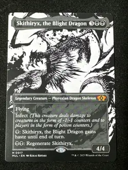 MTG Skithiryx the Blight Dragon Showcase Multiverse Legends 0017 MUL Machines NM - Image 1