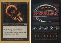 4x Voltaic Key - Jon Finkel - 2000 ~ Lightly Played World Championship N MTG Mag - Image 1