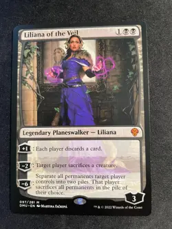 MTG Liliana of the Veil, NM-Mint, (DMU 097 / 261) Regular - Image 1