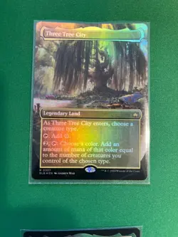MTG Three Tree City - Borderless Foil 0337 Magic the Gathering Bloomburrow - Image 2