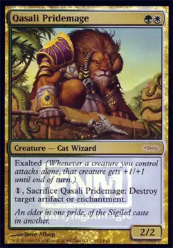 1 x Qasali Pridemage - Foil FNM 2010 - Unique & Misc. Promos - Light Play - MTG - Image 1