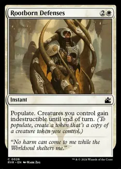 Rootborn Defenses NM, English MTG Ravnica Remastered - Image 1
