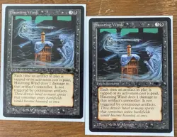 Vintage Magic The Gathering - Antiquities HAUNTING WIND X2 Uncommon 1994 NM/NP - Image 1