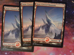 3x Snow-Covered Mountain - Modern Horizons - Magic the Gathering - Image 1