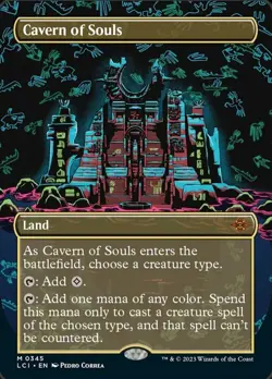 Cavern of Souls (0345) - Foil - Borderless NM, English MTG Lost Caverns of Ixala - Image 1