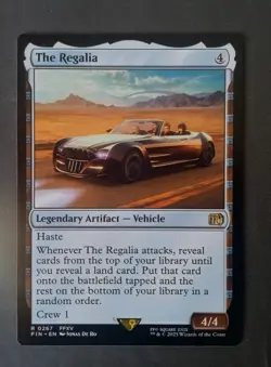MTG The Regalia Regular Rare R 0267 Magic Final Fantasy Mint - Image 1