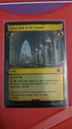 Great Hall of the Citadel (Showcase Scrolls)(Foil)- LTR - (MTG) CF - Image 1